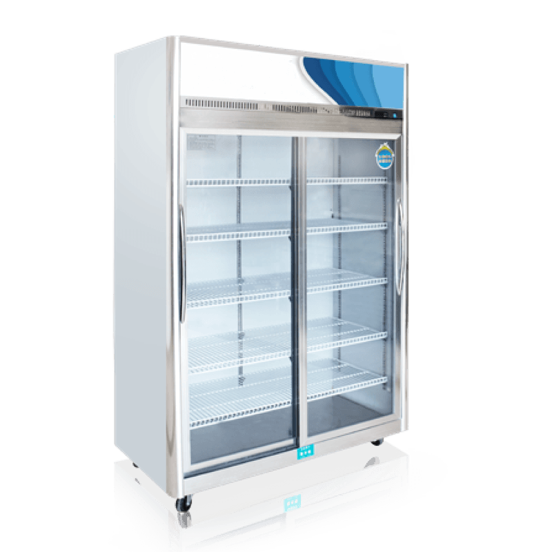 Mraznička s posuvnými dveřmi Mraznička s posuvnými dveřmi