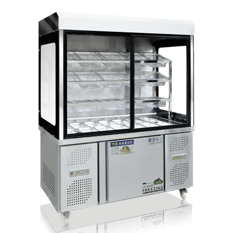 Malá vitrína s horkým hrncem