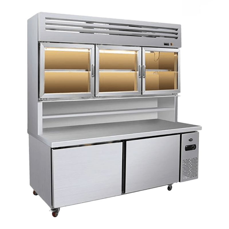 Kombinovaný vícepodlažní chladič s plochým dnem